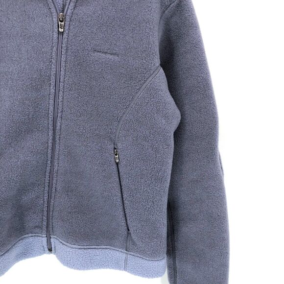 Patagonia Synchilla Jacket Womens Small Fleece Zipper Full Zip Hooded - Picture 4 of 6